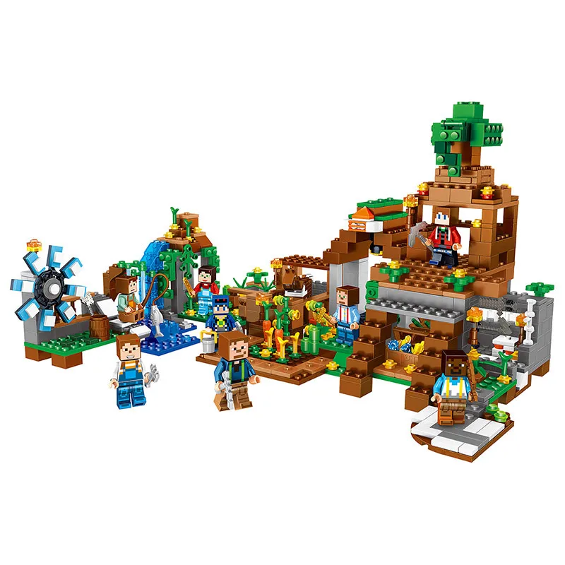 

2019 Minecrafted Building Blocks Village The Tree House Series Kits Figures Educational Toys For Children Legoingly My World