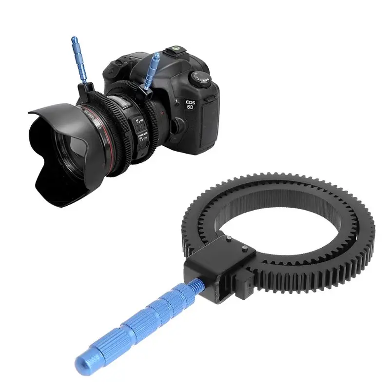 

Gear Ring for DSLR Camera Adjustable Manual Flexible Follow Focus Zoom Lens Ring EY