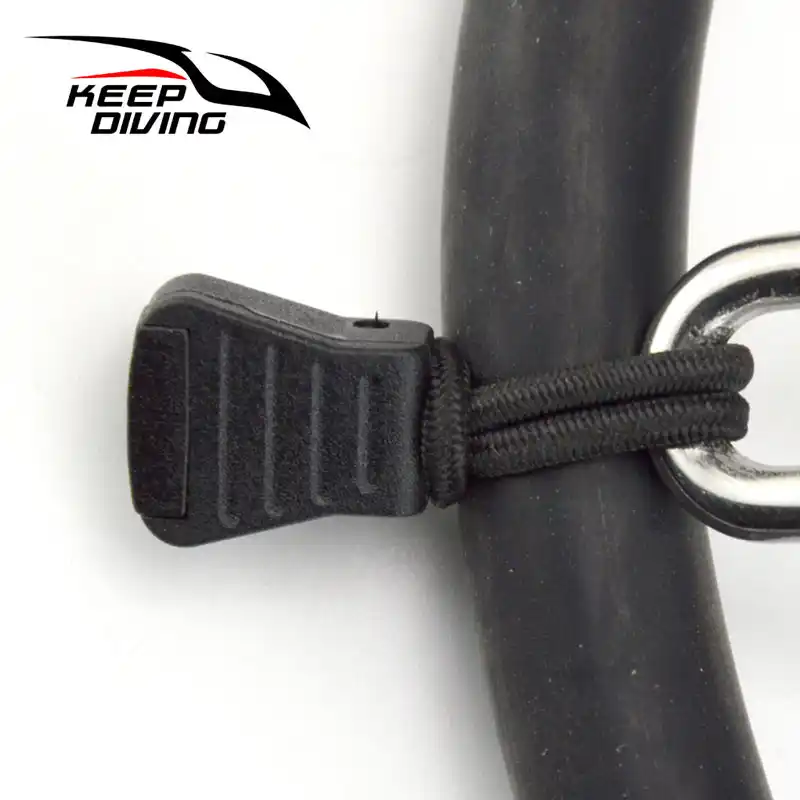 Case/&Cover 2 Pz Scuba Diving Ritenuta per Il Tubo Porta Corda Elastic Clip Bungee Rope /& Tap Bcd Buckle Ganci Attrezzatura