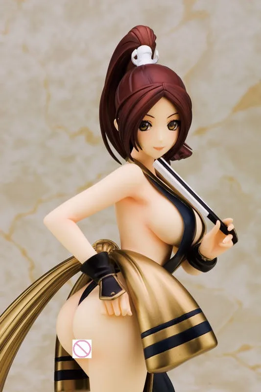 Король бойцов XIII Mai Shiranui фигурка Золотой/красный вер. 1/6 ПВХ 1" /27 см KOF сексуальная девушка аниме фигурка игрушки коллекционные игрушки