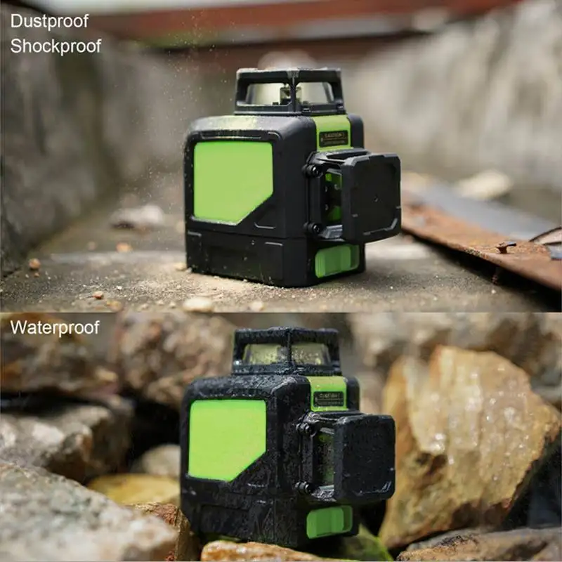 

ZEAST 8 Lines 3D Laser Level Red self-leveling Laser Leveler Vertical Horizontal Cross Laser Red beam Line Measuring Instrument