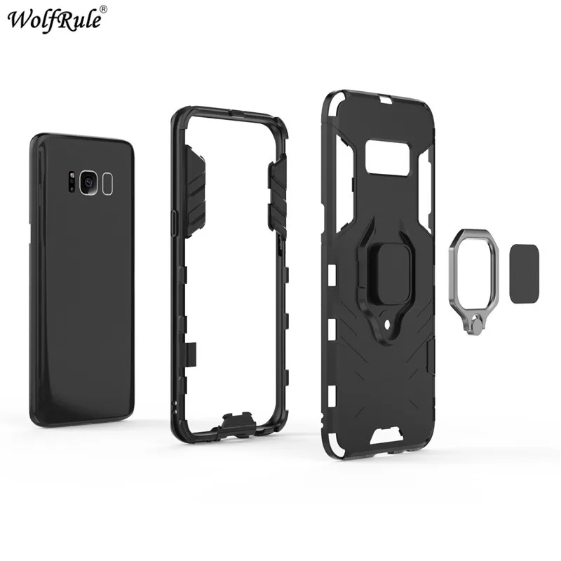 Чехол для Samsung Galaxy S8 держатель кольца броня бампер чехол телефона G950 5