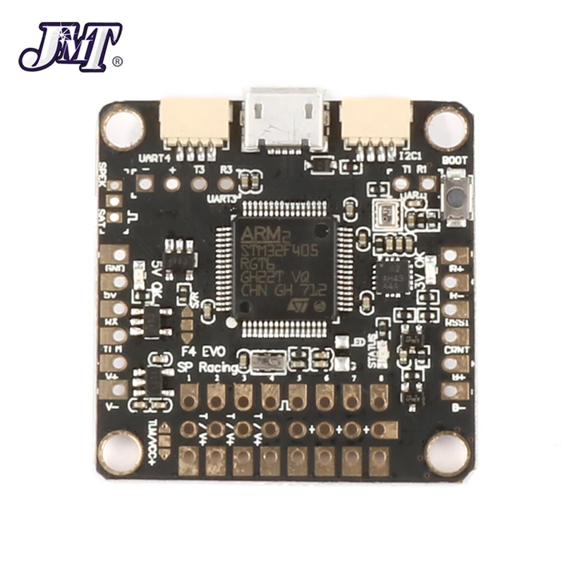 Günstige JMT SP Racing F4 EVO Flight Controller 2 6 s Eingebaute BEC Barometer Spannung Sensor für RC Drone quadcopter