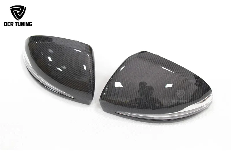 Mercedes W205 W222 W213 X205 Benz C S GLC E Class Carbon Fiber Mirror LHD Only 11 Replacement Style AMG (4)