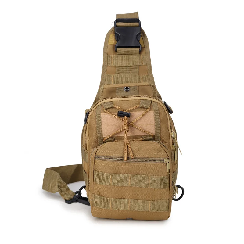 600d العسكري التكتيكي الرافعة واحدة الكتف الصدر حقيبة التخييم المشي تسلق حقيبة الصيد الرياضة outdoor daypack حقيبة