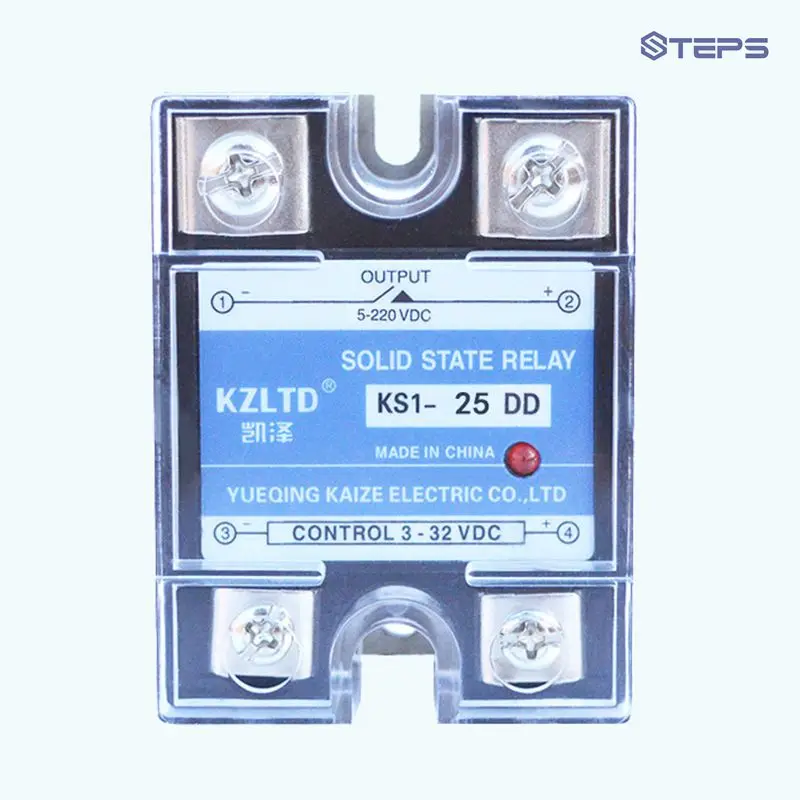 

Single-phase solid state relay DC to DC 25A solid relay switch SSRVAC