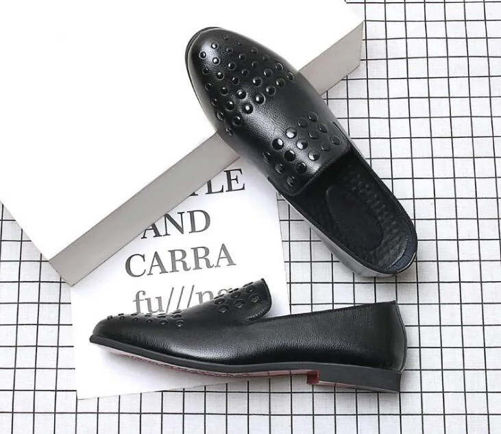 Vestido Sapato A 2018 Masculino Casamento Oxford Baile Finalistas Homens Britânico on Rebite 1 Dos Regresso Apontou De Slip Do Masculinos Sapatos Casa Social Designer ff1w7aqnP