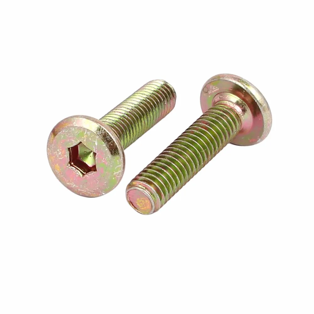 Buy UXCELL Hot Sale 20pcs Flat Hex Socket Head Hexagon