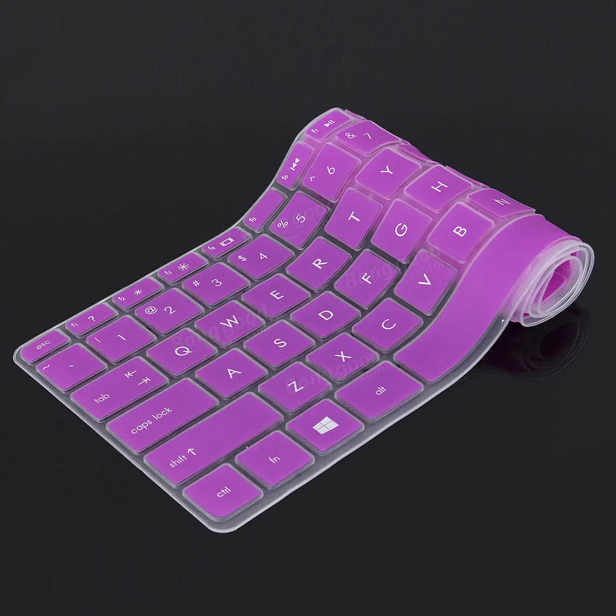 Transparent/Black/Blue/Purple/Rose Red Notebook Keyboard Protector Keyboard Cover for HP Pavilion 15
