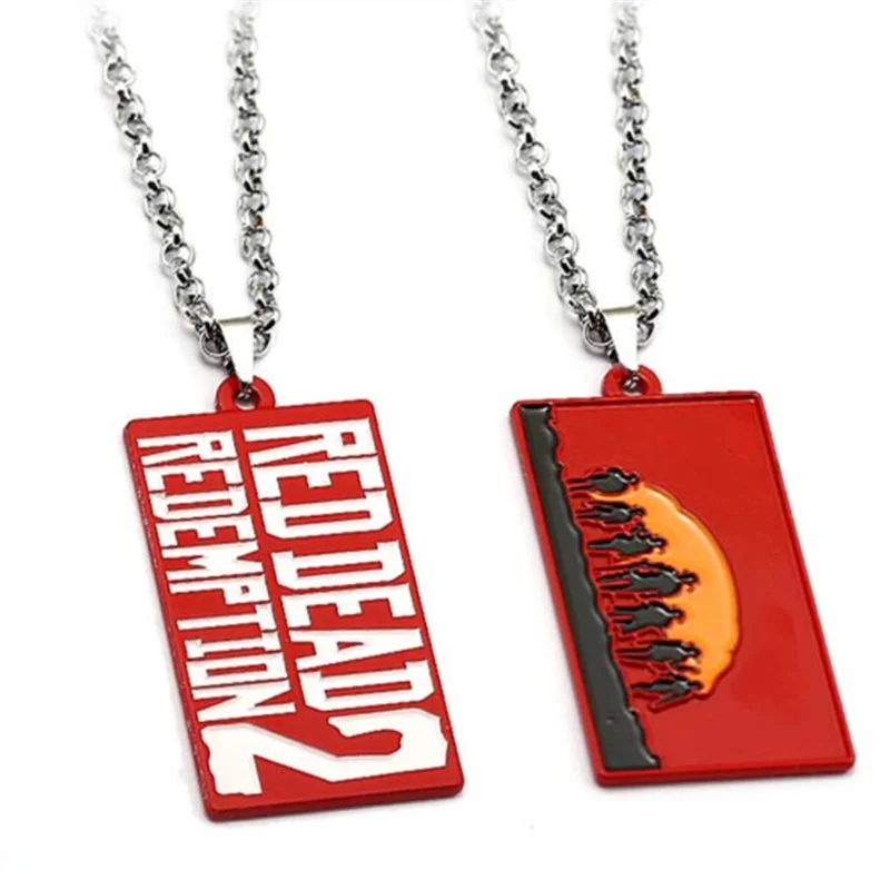 New Game Red Dead 2 Redemption Necklaces Women necklace Pendants Fans Gift for men fashion