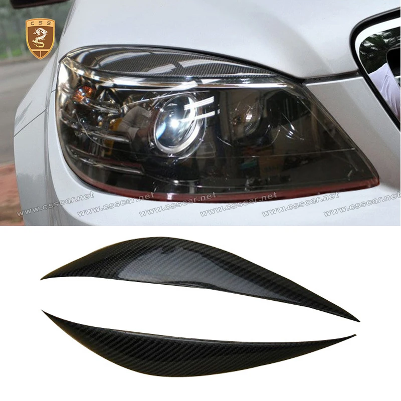 Buy W204 Real Carbon Fiber Front Headlight Cover