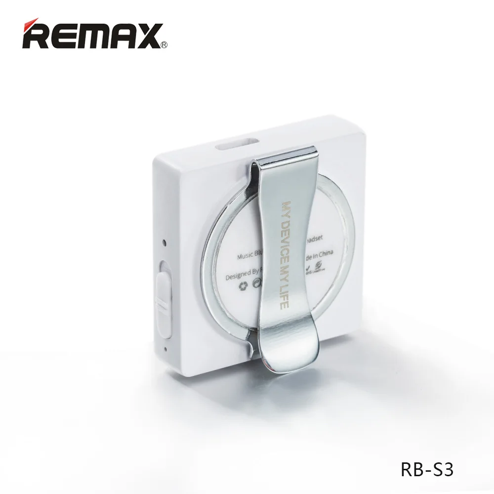 Remax RB-S3, Спортивная bluetooth-гарнитура, беспроводные стерео наушники, Bluetooth V4.1, FM радио, голосовое управление, Bluetooth наушники