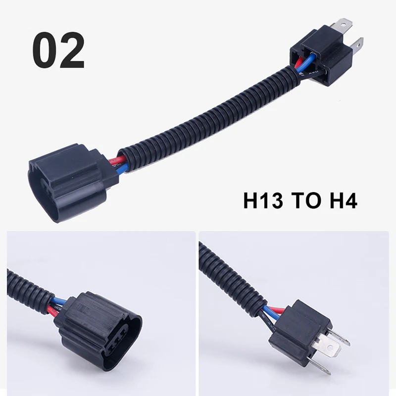 1 шт. hlxg женский H7 male H11/9005/9006 H13 штекер питания HB4 H11 H8 hb3 to coonector релейный разъем