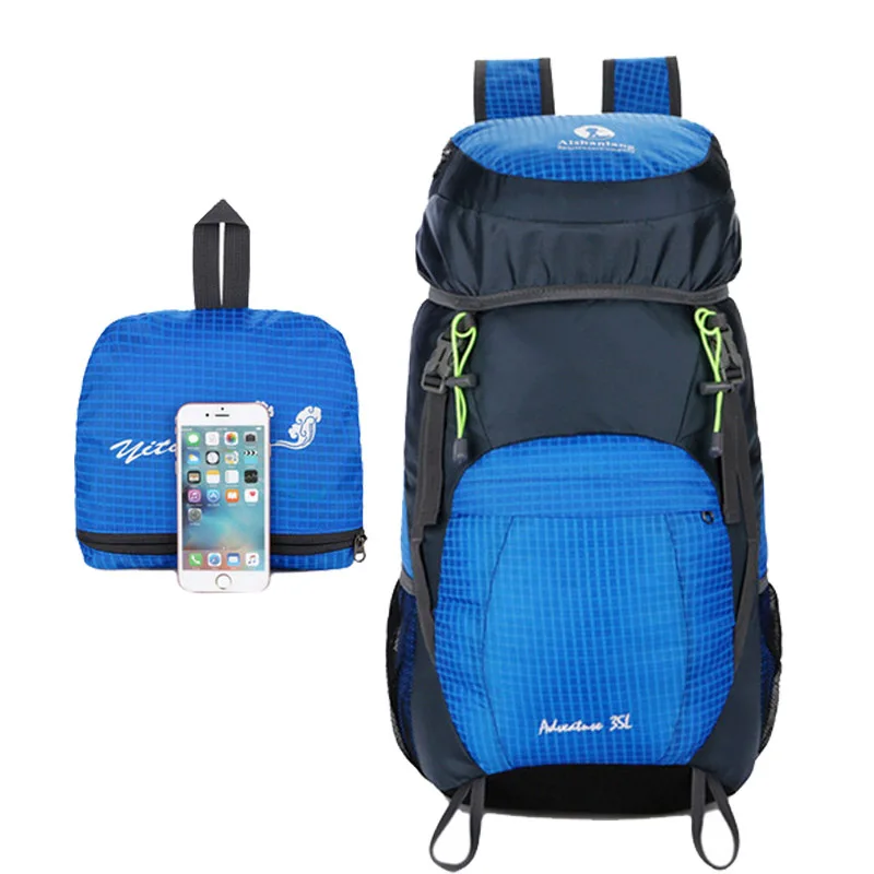 Zaino Pieghevole Può Capacità Uomini 35l Xa690wd green Nylon red Alpinismo Trekking All'aria Black Campeggio Aperta Borse Impermeabile Donne blue Sport n4gnIqx6p