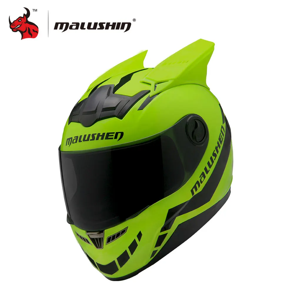 MALUSHUN мотоциклетный шлем женский флип-ап мотоциклетный шлем Мото шлем Capacetes De Motociclista НОВИНКА шлем Мото ABS материал - Цвет: Green