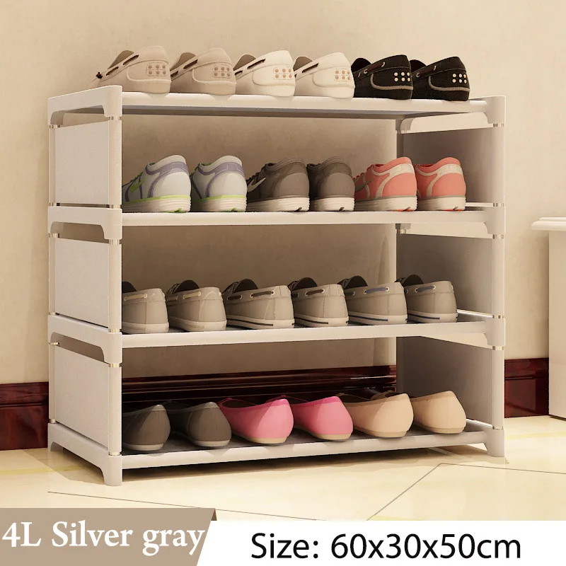 Simple Multi Layer Shoe rack Nonwovens Easy Assemble Storage Shelf Shoe cabinet fashion bookshelf Living Room Furniture