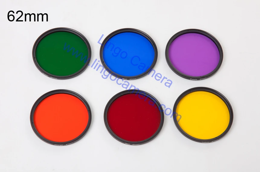 

Full Color Lens Filter 62mm 67mm 72mm for SLR DSLR Camera Lens