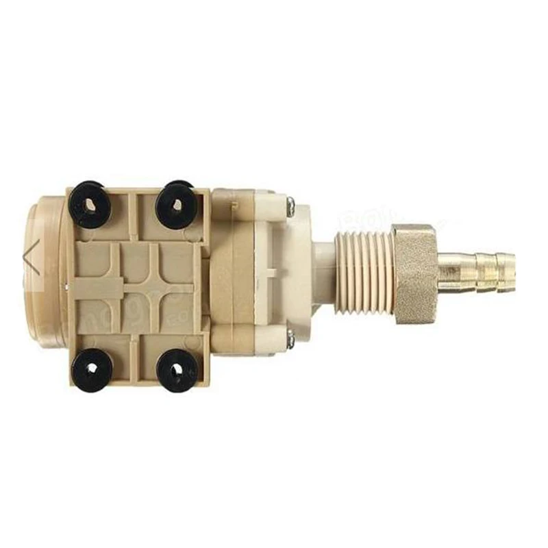 DANIU DC 12V Солнечный циркуляционный насос горячей воды бесщеточный двигатель водяной коричневый 3 Измеритель циркуляции погружной насос, насос с бесщеточным двигателем с двумя парами