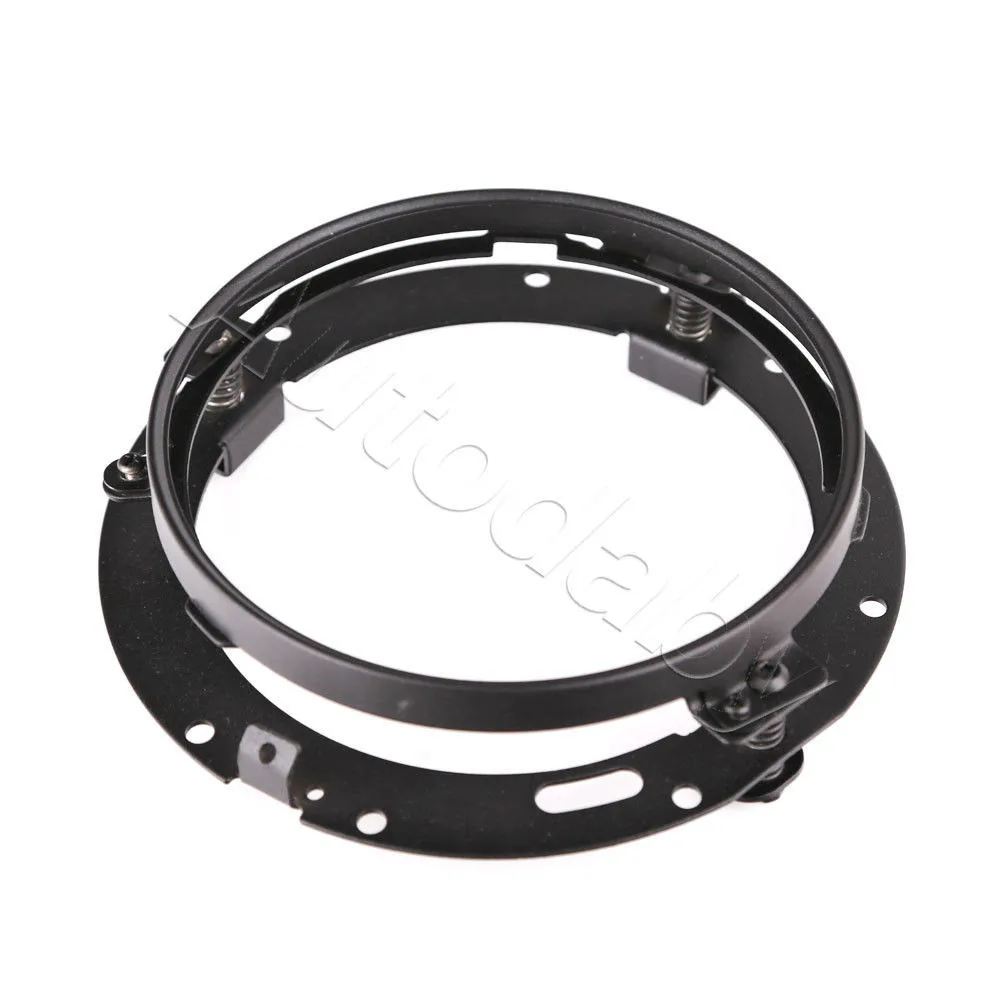 Pair Mounting Bracket For Harley Davidson Off Road Jeep Wrangler JK Hummer 7inch Motorcycle led Headlight Mounting Ring Bracket (8)