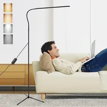 Vonpri Высокое Качество СВЕТОДИОДНЫЙ торшер 12 Вт современные торшер Гибкая Настольная лампа с зажимом для Спальня Гостиная читальный зал