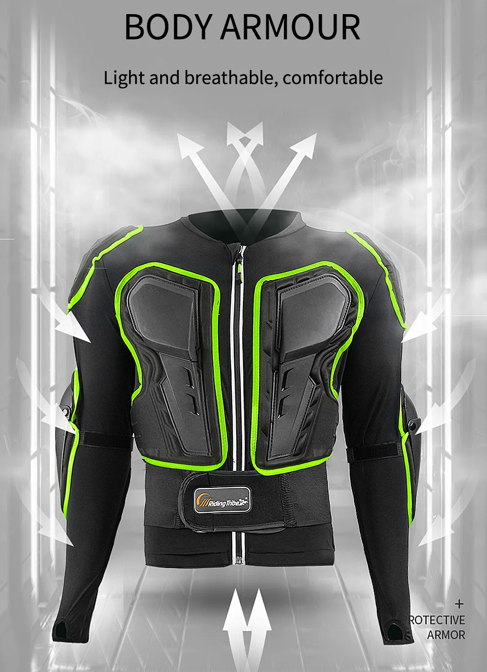 Мотоциклетная куртка для езды на племя, защитное снаряжение для мужчин и женщин, мотоциклетная броня для мотокросса, мотоциклетная Защитная HX-P20