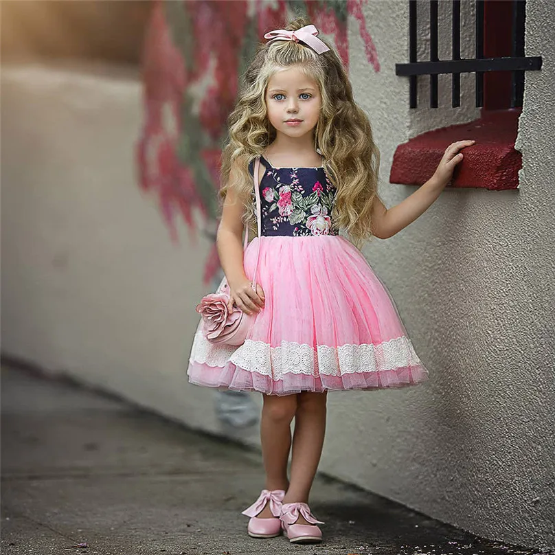 Платье для маленьких девочек г., винтажные праздничные платья для девочек, платье принцессы на день рождения для 1 года одежда для малышей, костюм kiz cocuk L13