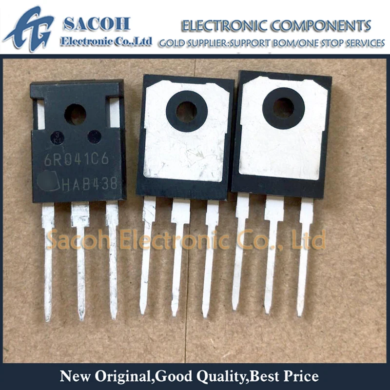 

New Original 5PCS/Lot IPW60R041C6 6R041C6 OR IPW60R041P6 6R041P6 6R041 TO-247 77.5A 600V Power MOSFET Transistor