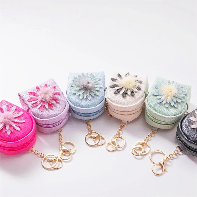 

30PCS / LOT Girl Coin Bag Small Schoolbag Coin Purse Mini Cute Coin Purse PU Korea Coin Storage Bag Key Case Wholesale