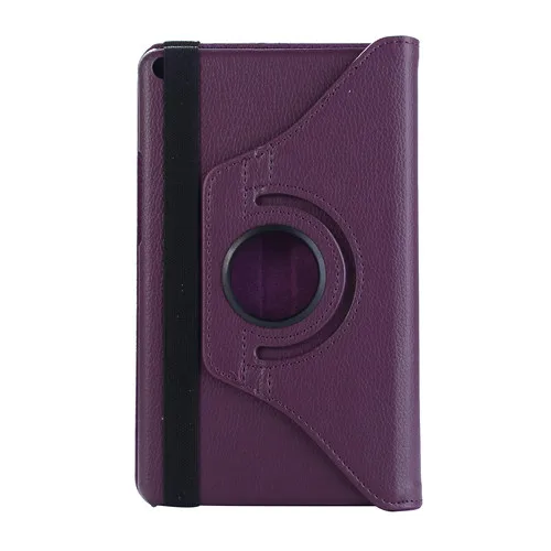 Вращающийся PU кожаный чехол для huawei MediaPad T3 8,0 Honor игровой коврик 2 KOB-L09 KOB-W09 чехол для планшета huawei T3 8,0 чехлы - Цвет: For T8 3.0  Purple