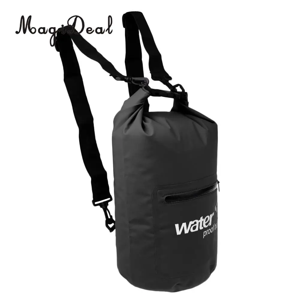 MagiDeal Marine Waterproof Dry Bag Swim Rafting Kayaking Sailing Canoe Backpack 10L  for Camping Fishing Boat Dinghy Accessories
