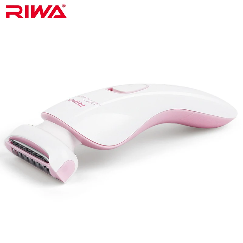 

RIWA Womens Epilator 3 In 1 Flexible Stainless Steel 2XAAA Battery Washable Head Lady Shaver Beauty Trimmer RF-770D