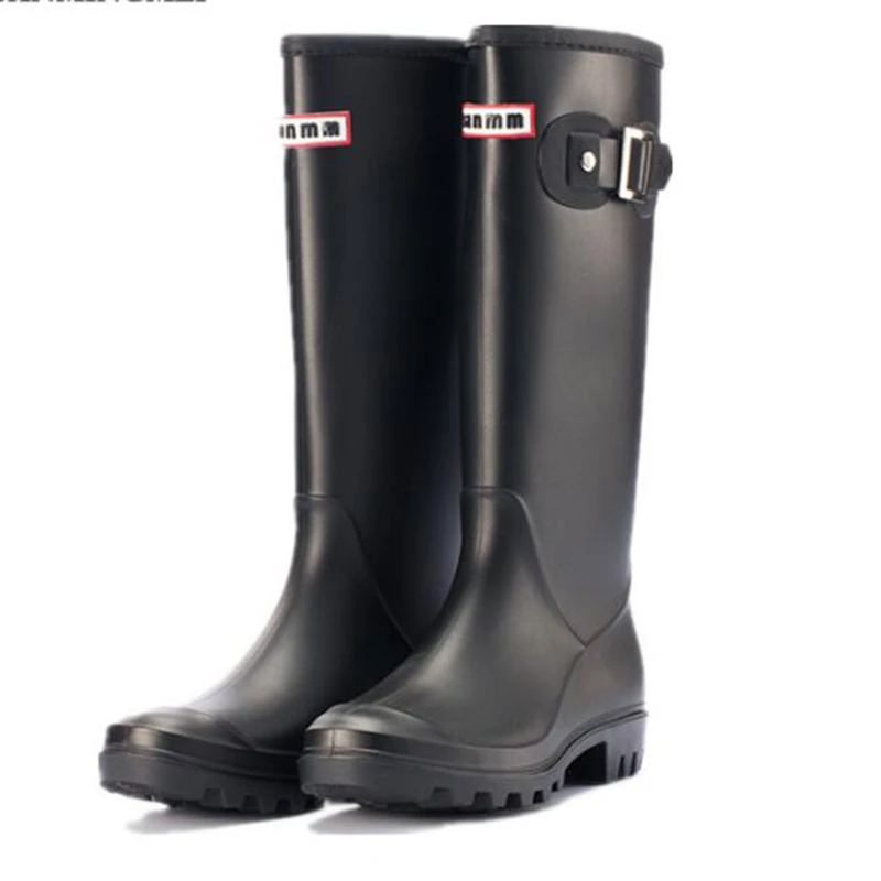 thigh high rubber rain boots