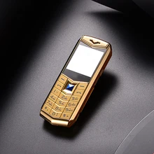 Metal Body Mini Luxury Phone With MP3 Camera Bluetooth Flashlight Children Phone 1 5 Mobile CellPhones