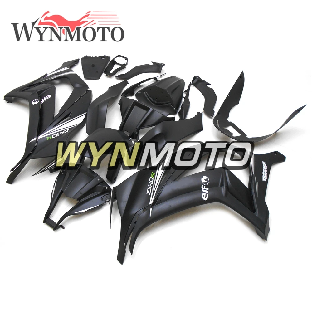 

Complete ABS Injection Fairings For Kawasaki ZX-10R ZX10R 2011 - 2015 11 12 13 14 15 Motorbike Cowlings Matt Black Body Kits