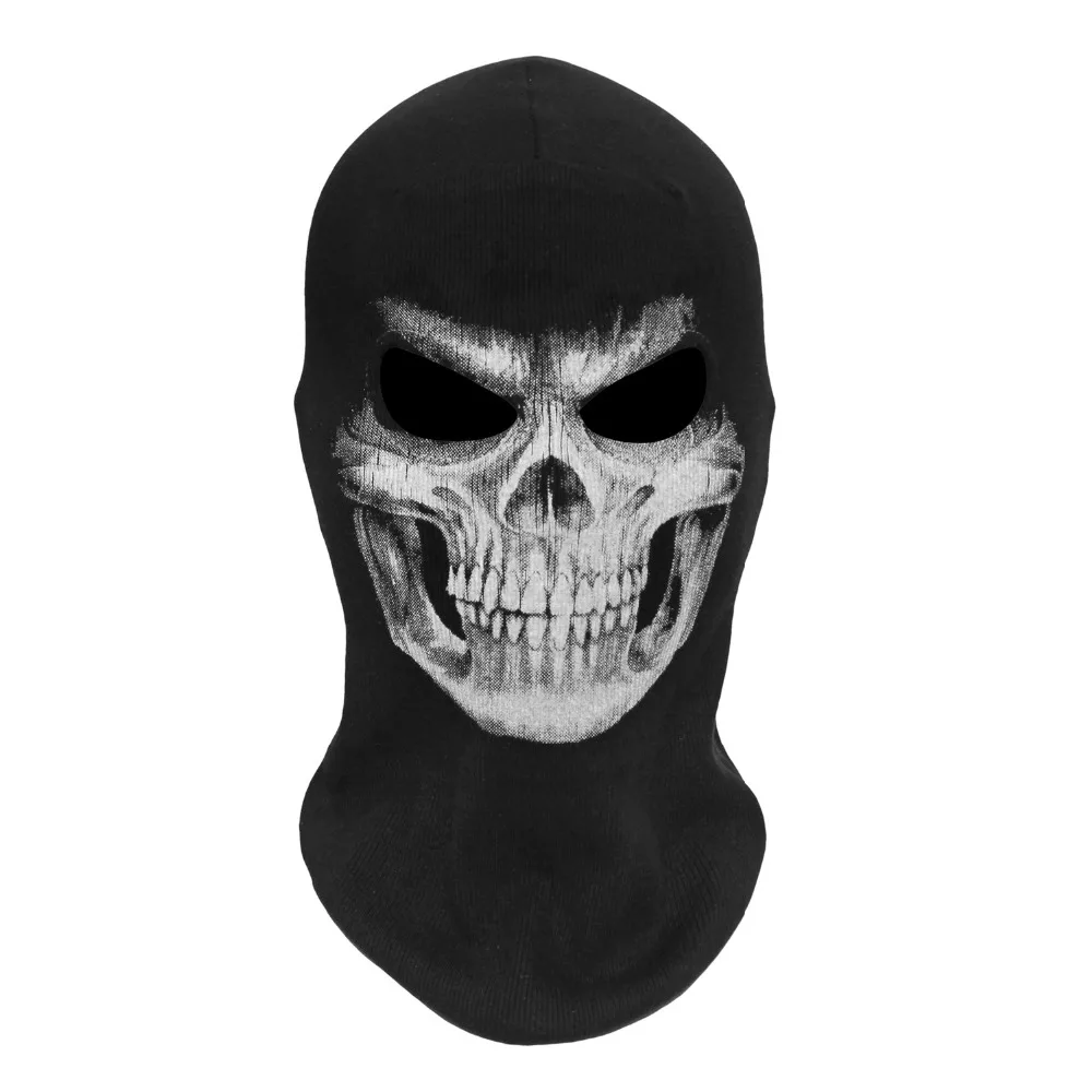 

SzBlaZe Brand CS Player Reaper Print Cotton Balaclava Mask Halloween Ghost Stocking mask War Game Cosplay Skullies Beanies