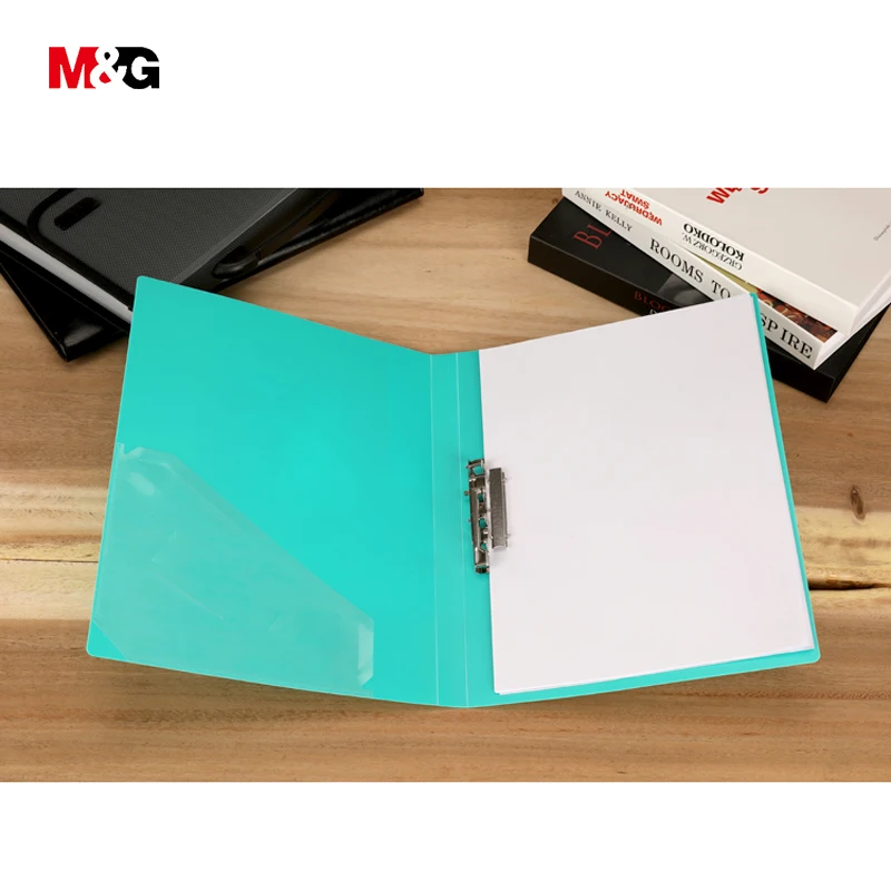 

M&G brand tree grain texture a4 clip file folder for document quality school stationery office supplies durable folder for paper