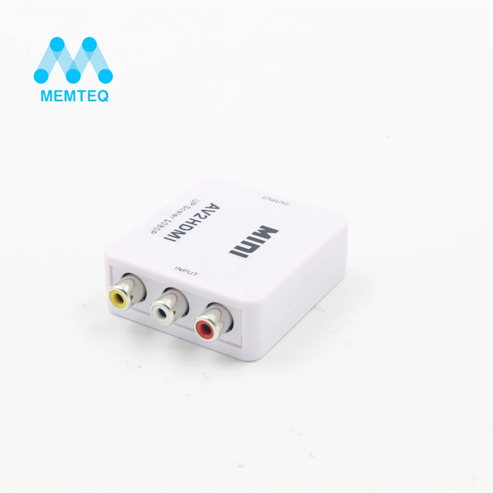  MEMTEQ AV al Convertitore di HDMI RCA AV CVBS Mini Composito adattatore Full HD 1080 P HDMI a 480i 