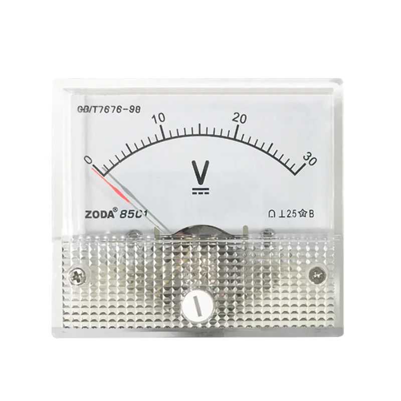 85C1 аналоговый измеритель напряжения постоянного тока с игольчатой панелью вольтметр 1 в 2 в 3 в 5 в 10 в 15 в 30 в 50 в 100 в 150 в 300 в