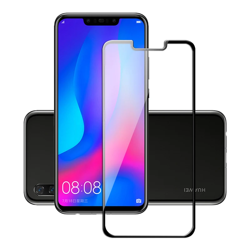 Стекло для Huawei Nova 3 закаленное стекло 3i полное покрытие 9H 2.5D защитная пленка