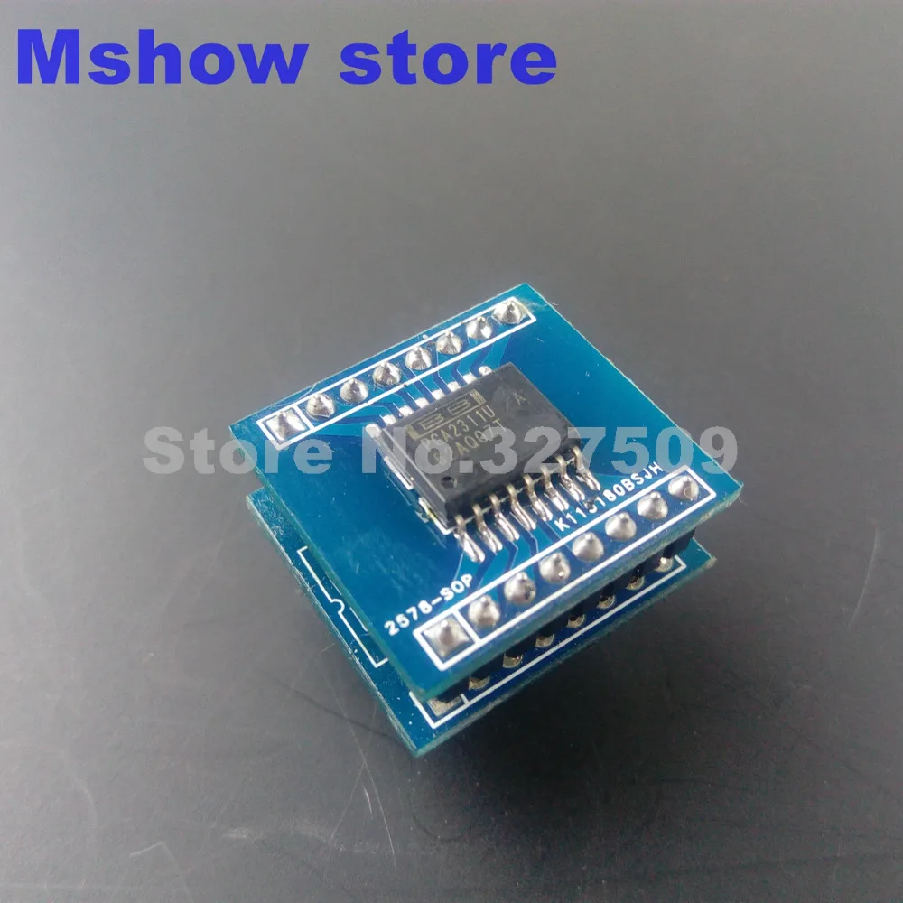 

1X PGA2311 PGA2311UA IC chip SOP16 to DIP16 ADAPTER for preamp audio hifi