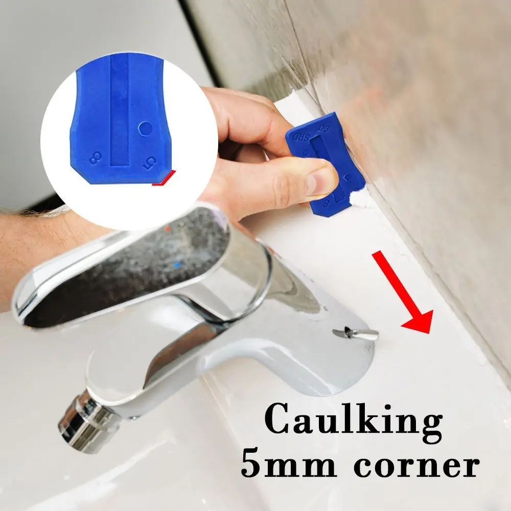 Free Shipping 9 Pieces Sealant Tools Caulking Kit Silicone Remover Sealing Tool for Bathroom Kitchen and Frames Sealant Seals