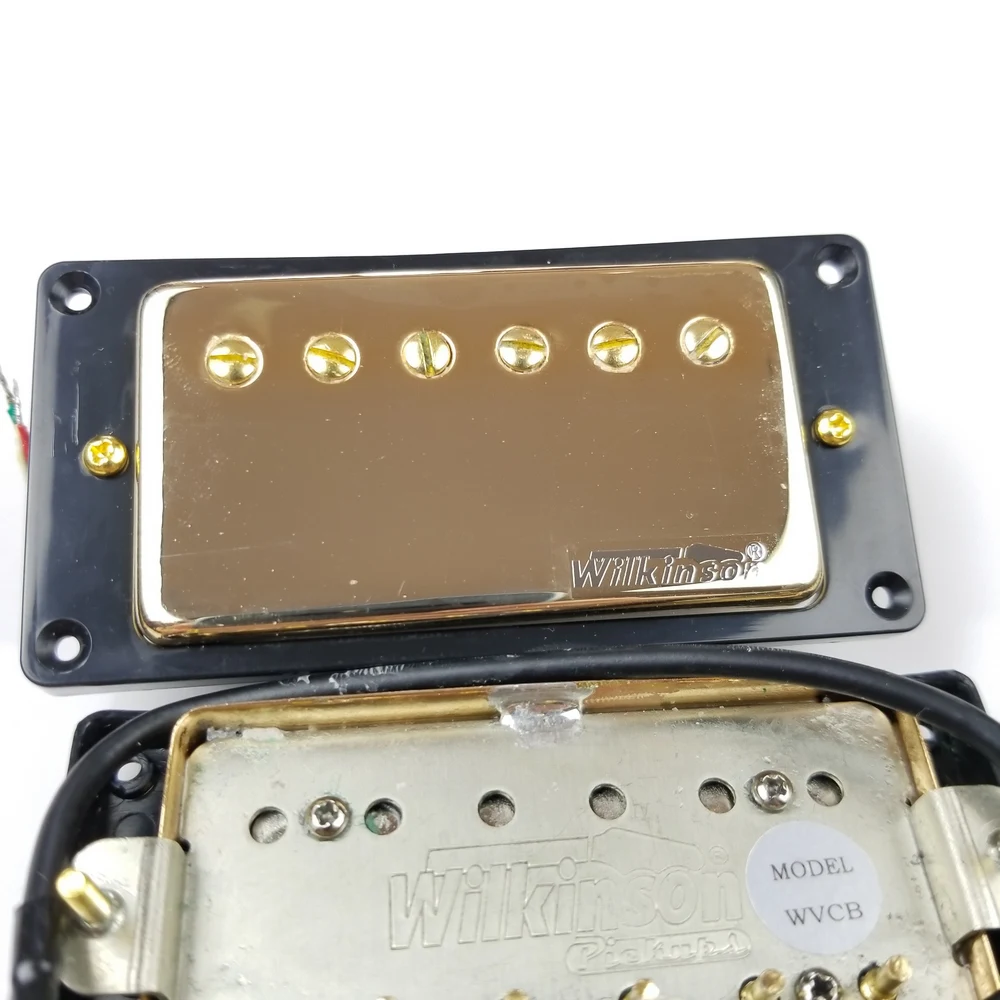 Новая Wilkinson Gold LP SG электрическая гитара типа ES хамбакер пикапы закрытые WVC золотой чехол Сделано в Корее