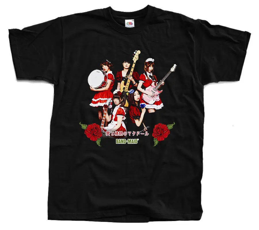 

BAND-MAID Japan, heavy metal T-Shirt (Black) S-5XLFunny Tee Shirts