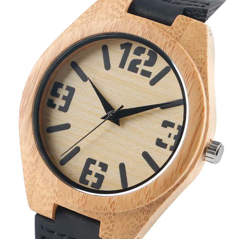 

Simple Nature Wood Watch for men Women Bamboo Fashion Quartz Wristwatches Cool Montre Femme Marque De Luxe 2017 Popular Gifts