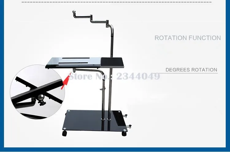 Прикроватная переносная подставка для ноутбука, регулируемый диван для ноутбука, держатель для монитора компьютера+ держатель для клавиатуры, вращающийся стол для ноутбука, подставки для ноутбука