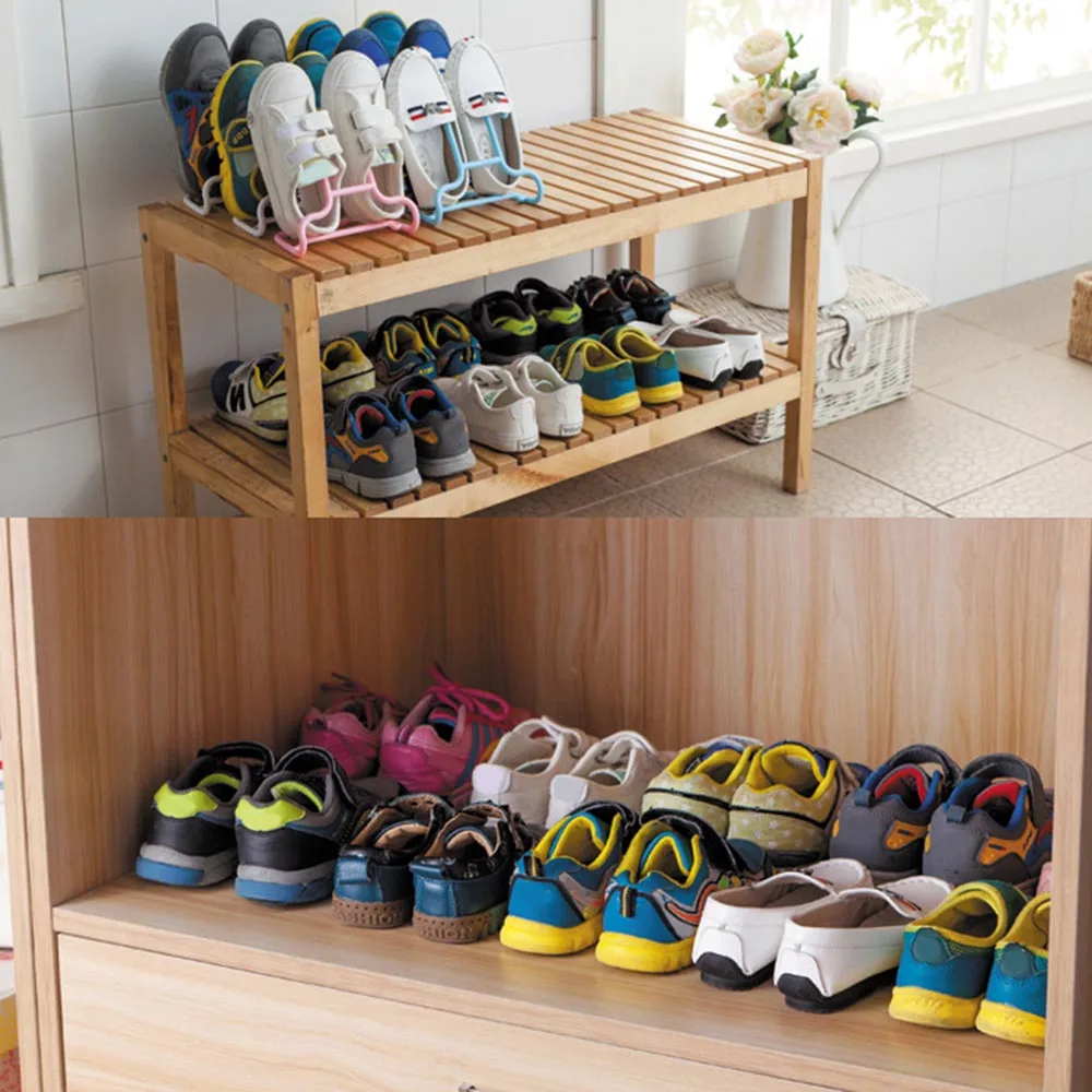 2PCs Fashion Shoes Rack Shoes Storage Creative Shoe Rack Shoe