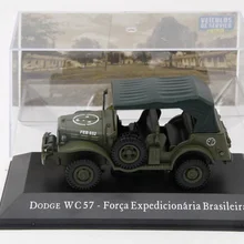 IXO 1:43 весы Dodge WC 57-экспедиционные войска бразильский литьё под давлением модельных игрушки автомобилей Великой Отечественной войны Тактический Модель джипы коллекция