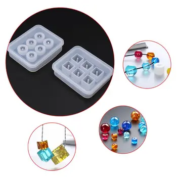 

1 Set UV Resin Epoxy Mold Set with Holes for Jewelry Polymer Clay Soap Making Gem Handmade Items DIY Material