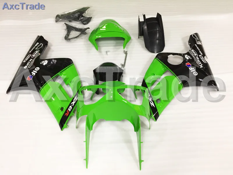 Мотоцикл Обтекатели комплекты для Kawasaki ниндзя запросу zx6r 636 на ZX-6р 2003 2004 03 04 ABS пластичная впрыска Обтекателя кузова комплект зеленый А661 Мотоцикл Обтекатели комплекты для Kawasaki ниндзя запросу zx6r 636 на ZX-6р 2003 2004 03 04 ABS пластичная впрыска Обтекателя кузова комплект зеленый А661