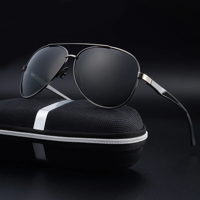 

2016 polarized sunglasses aluminum magnesium alloy man polarized glasses Sunglasses sunglasses color film